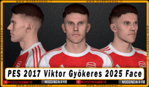 فیس Viktor Gyökeres برای PES 2017 - آپدیت 29 شهریور 1404