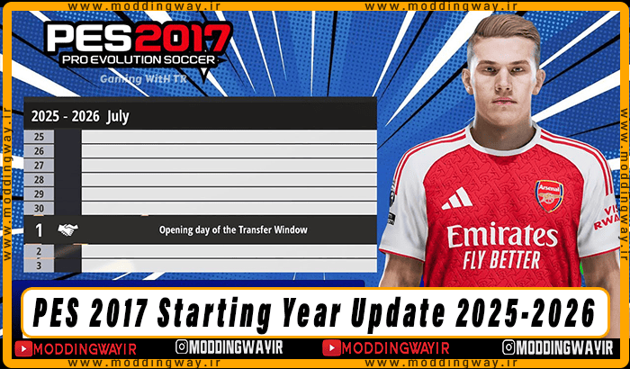 ماد تاریخ شروع مسترلیگ از سال 2026-2025 برای PES 2017
