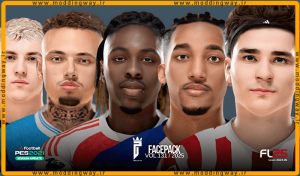 فیس پک FL25 Facepack Update v131 برای PES 2021
