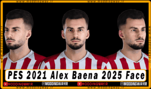 فیس Alex Baena برای PES 2021 - آپدیت 27 شهریور 1404