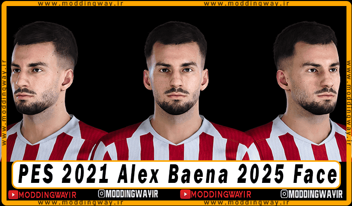 فیس Alex Baena برای PES 2021 - آپدیت 27 شهریور 1404