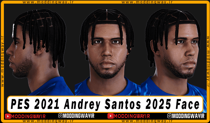 فیس Andrey Santos برای PES 2021 - آپدیت 12 شهریور 1404
