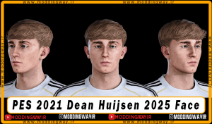 فیس Dean Huijsen برای PES 2021 - آپدیت 16 شهریور 1404