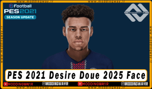 فیس Desire Doue برای PES 2021 - آپدیت 21 شهریور 1404