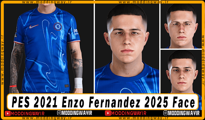 فیس Enzo Fernandez برای PES 2021 - آپدیت 12 شهریور 1404