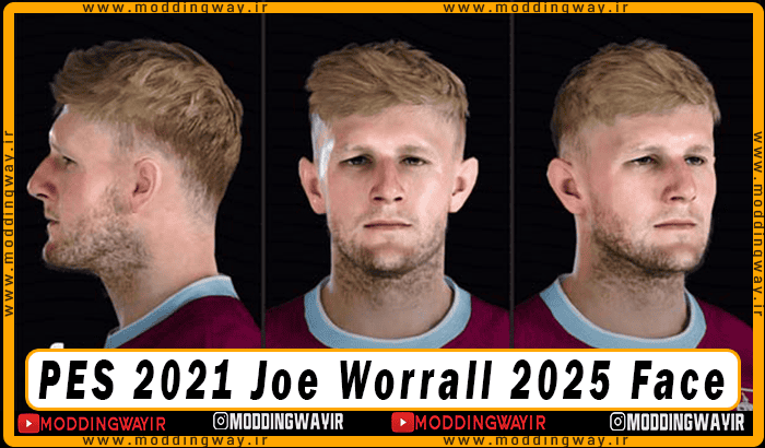 فیس Joe Worrall برای PES 2021