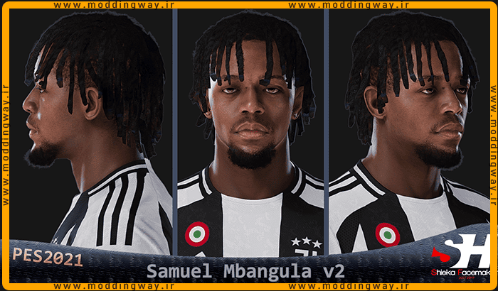 فیس Samuel Mbangula برای PES 2021 - آپدیت 26 شهریور 1404
