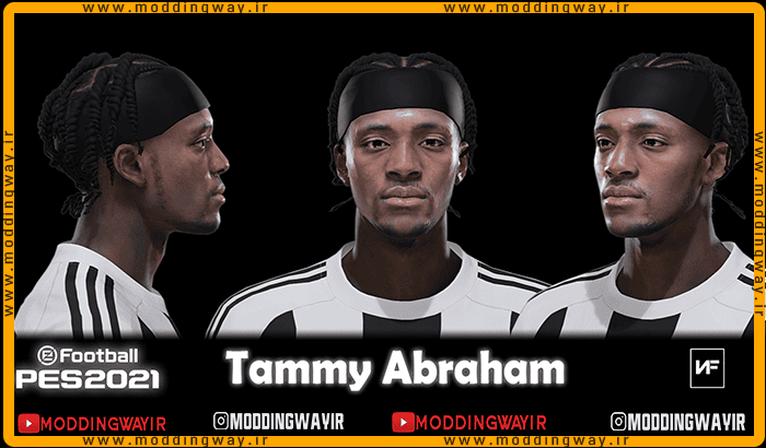 فیس Tammy Abraham برای PES 2021 - آپدیت 28 شهریور 1404