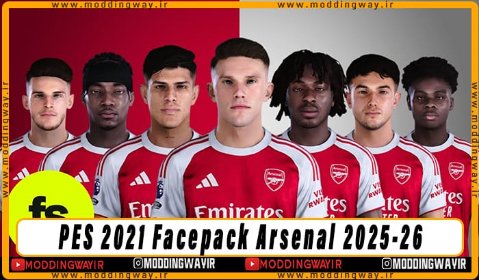 فیس پک Arsenal 2025-26