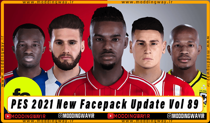 فیس پک Update Vol 89 برای PES 2021