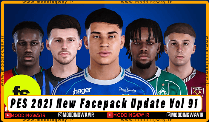 فیس پک Update Vol 91 برای PES 2021