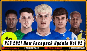 فیس پک Update Vol 92 برای PES 2021