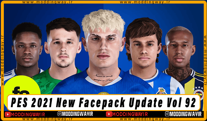 فیس پک Update Vol 92 برای PES 2021