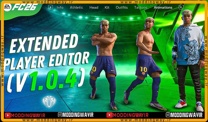 ماد آنلاکر Extended Player and Manager Editor