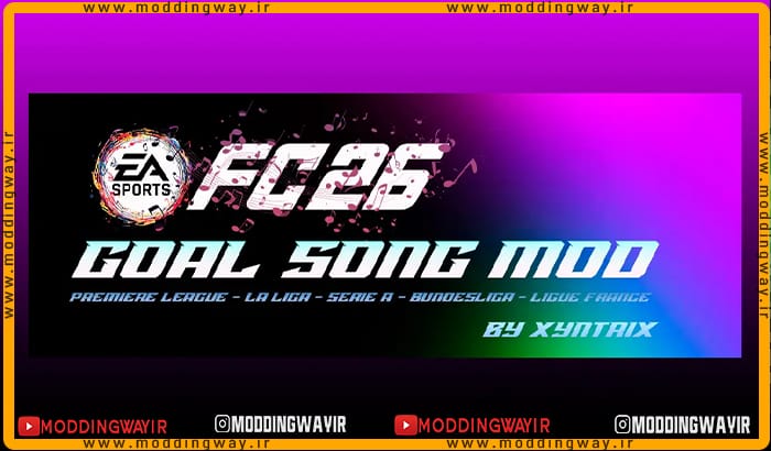 ماد پک GOAL SONG MOD