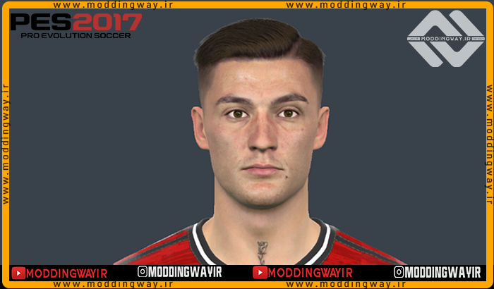 فیس Benjamin Sesko برای PES 2017 - آپدیت 28 آذر 1404