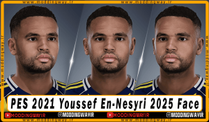 فیس Youssef En-Nesyri برای PES 2021 - آپدیت 7 آذر 1404