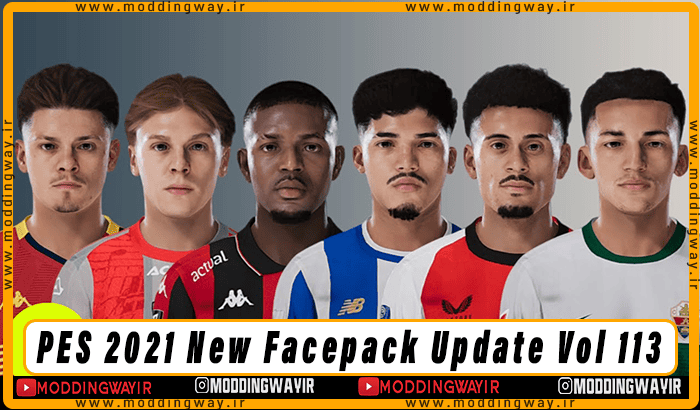 فیس پک Update Vol 113 برای PES 2021