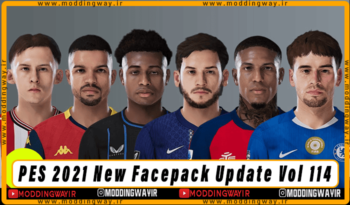 فیس پک Update Vol 114 برای PES 2021