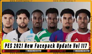 فیس پک Update Vol 117 برای PES 2021