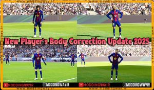 ماد مدل بدن Correction Update 2025