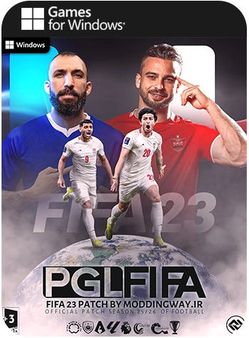 پچ PGLV2 لیگ ایران 1404/1405 بازی FIFA23 نسخه PC