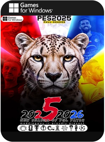 پچ PGLV5 لیگ ایران 1404/1405 نسخه کامپیوتر و لپ تاپ