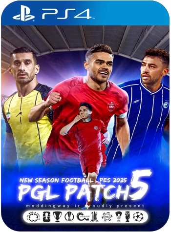 پچ PGLV5 لیگ ایران 1404/1405 نسخه کنسول PS4/PS5 کپی خور