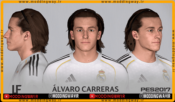 فیس Alvaro Carreras برای PES 2017
