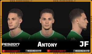 فیس Antony برای PES 2017 - آپدیت 21 آذر 1404