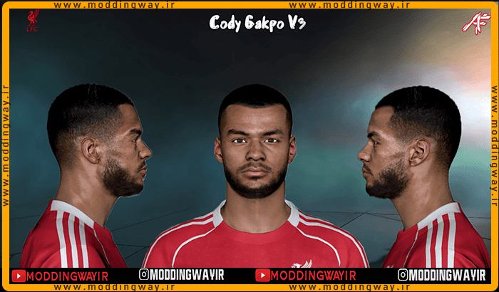 فیس Cody Gakpo برای PES 2017 - آپدیت 6 دی 1404