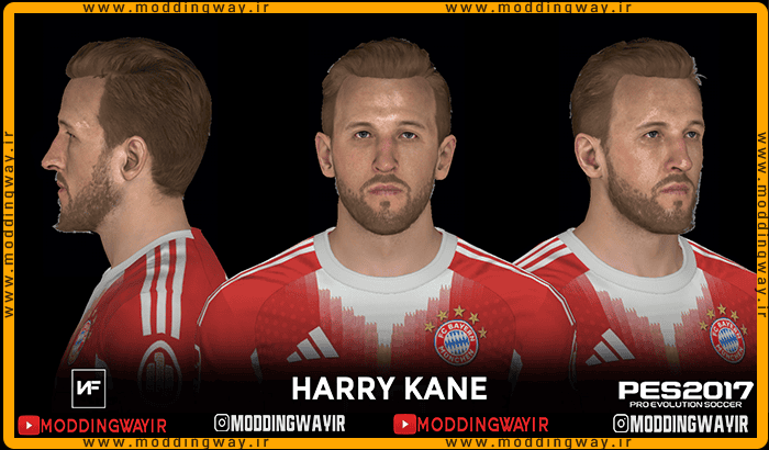 فیس Harry Kane برای PES 2017 - آپدیت 2 دی 1404
