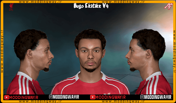 فیس Hugo Ekitike برای PES 2017 - آپدیت 10 دی 1404