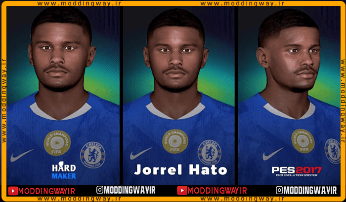 فیس Jorrel Hato برای PES 2017 - آپدیت 6 دی 1404