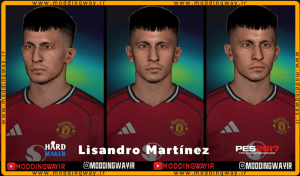 فیس Lisandro Martinez برای PES 2017 - آپدیت 10 دی 1404