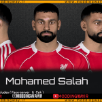 فیس Mohamed Salah برای PES 2017 - آپدیت 22 آذر 1404