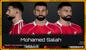 فیس Mohamed Salah برای PES 2017 - آپدیت 22 آذر 1404