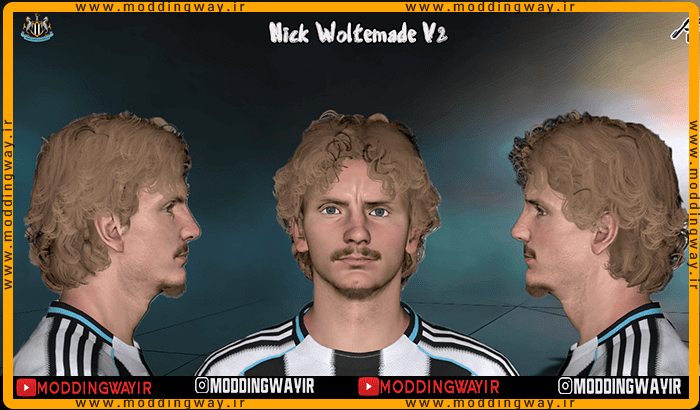 فیس Nick Woltemade برای PES 2017 - آپدیت 20 آذر 1404