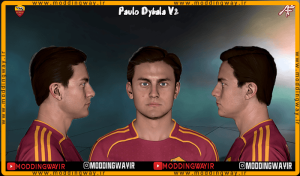 فیس Paulo Dybala برای PES 2017 - آپدیت 3 دی 1404