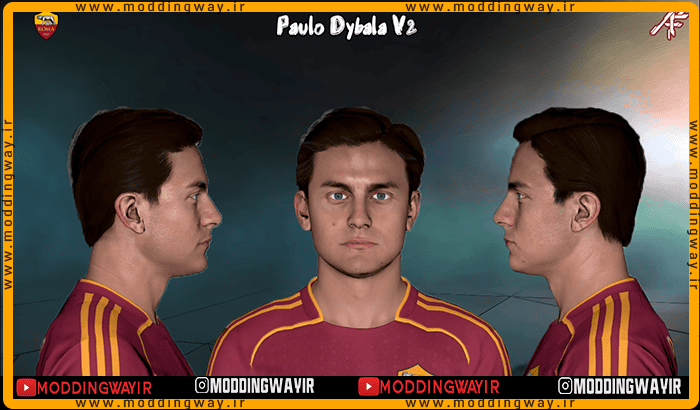 فیس Paulo Dybala برای PES 2017 - آپدیت 3 دی 1404