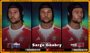 فیس Serge Gnabry برای PES 2017 - آپدیت 8 دی 1404