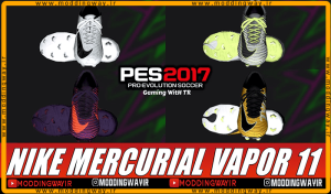 بوت پک Nike Mercurial Vapor 11 برای PES 2017