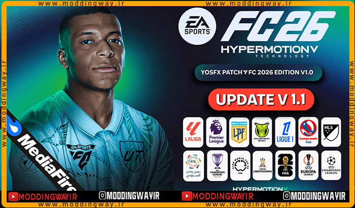 پچ FC 2026 Edition V1.1 برای PES 2017