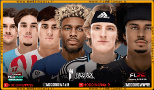 فیس پک FL25 Facepack Update v155 برای PES 2021