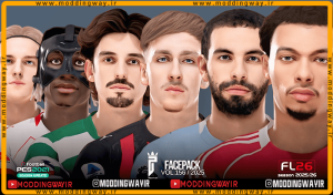 فیس پک FL25 Facepack Update v156 برای PES 2021