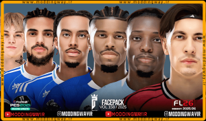 فیس پک FL26 Facepack Update v158 برای PES 2021
