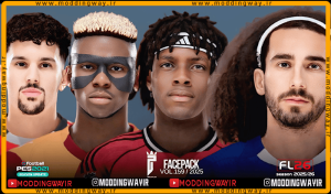 فیس پک FL26 Facepack Update v159 برای PES 2021