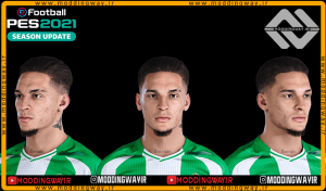 فیس Antony برای PES 2021 - آپدیت 7 دی 1404