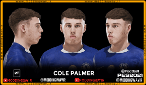 فیس Cole Palmer برای PES 2021 - آپدیت 20 آذر 1404