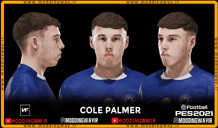 فیس Cole Palmer برای PES 2021 - آپدیت 20 آذر 1404